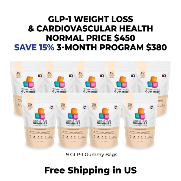 3-Month GLP-1 Gummies Weight Loss and Cardiovascular Health Program